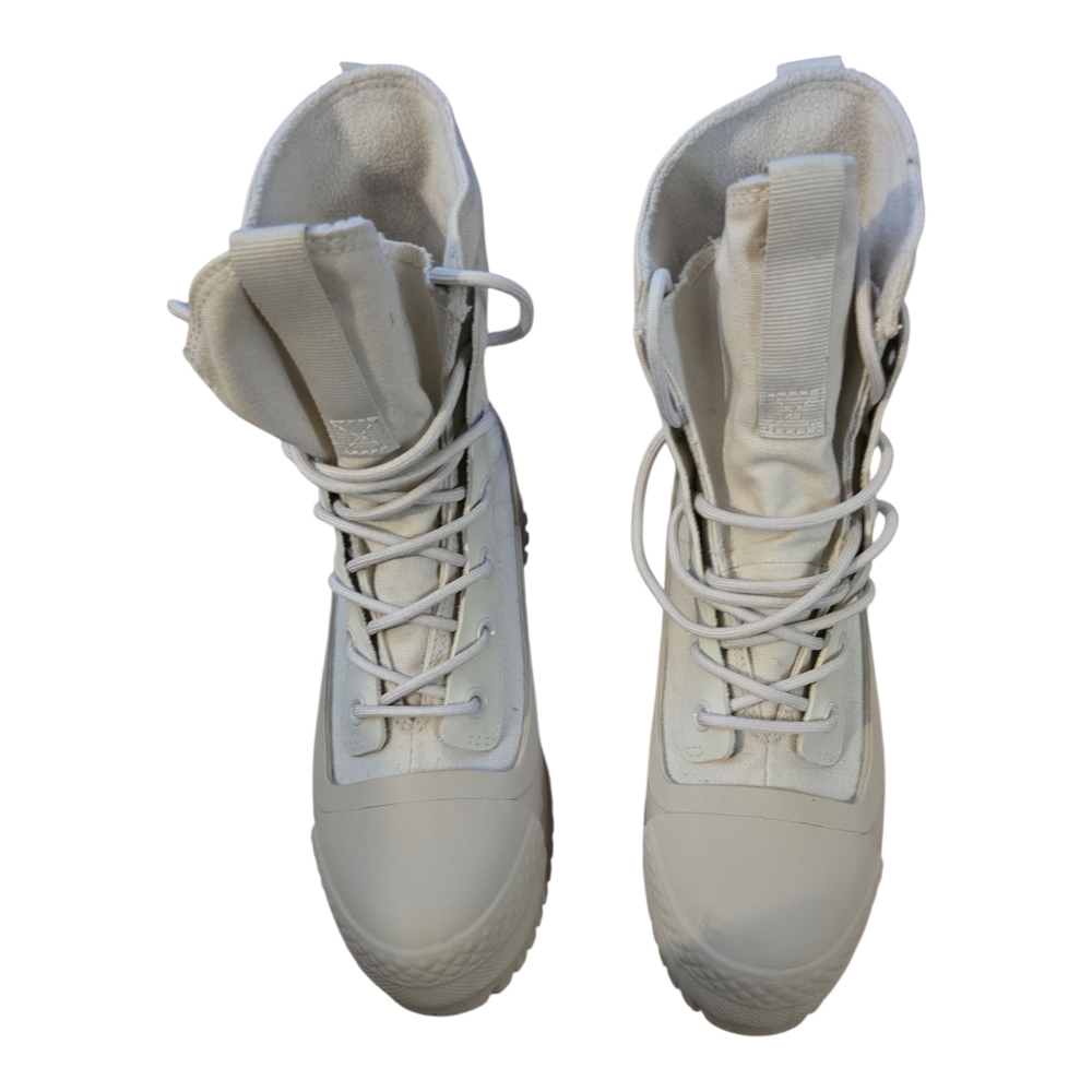 Converse High-Top White Ankle Booties
